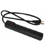 Supresor de Pico 6 Tomas 5 m 16 AWG Negro Home light