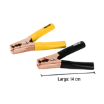 Caballete con 2 cocodrilos para cables pasa corriente, Pretul - Imagen 3