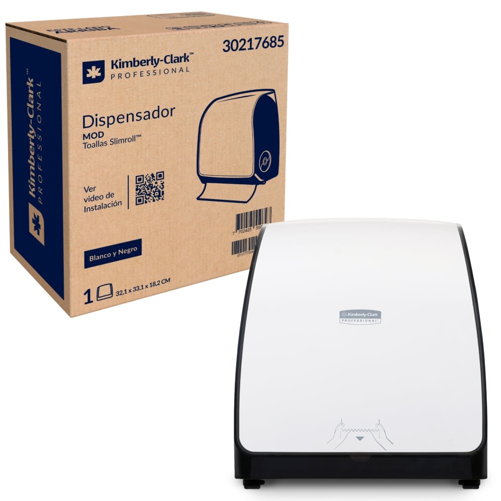 Kimberly-Clark Professional™ Dispensador MOD Toalla de Manos en Rollo para Tráfico Medio 30217685 – 1 x 1