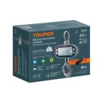 Báscula electrónica colgante, recargable, 500 kg, Truper 102543