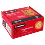 Bisagra cuadrada 4", latón antiguo, cabeza plana, HERMEX 43253