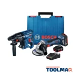 Amoladora Angular 5" 18V GWS 180-LI + Rotomartillo SDS Plus 18V Brushless GBH 180-LI Bosch 0615.A00.1UR-000