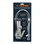 Inflador calibrador, cabeza doble, prof. 1/4" NPT, TRUPER 19028