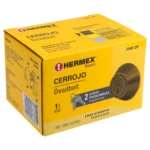 Cerrojo llave-llave latón antiguo, llave tradicional, HERMEX 23612
