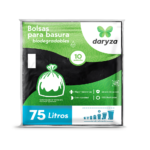 Bolsas Para Basura Negras 75 Litros Paquete x 10 Unidades
