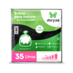 Bolsas Para Basura Negras 35 Litros Paquete x 10 Unidades