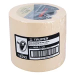Cinta masking tape de 1-1/2" x 50 m, Truper 12592
