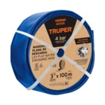Rollo de manguera plana de 3" x 100m de descarga p/motobomba 100866