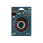 Cinta de aislar de 18 m x 19 mm, negra en blíster, Truper 12499