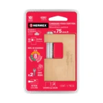 Candado antipalanca, 75mm, cuerpo de latón llave tradicional 43357