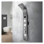 Columna de ducha inoxidable LED gris Fratelli - Imagen 5