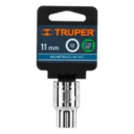 Dado de 11 mm, 12 puntas, cuadro 1/2", Truper 13525