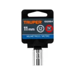 Dado de 11 mm, 12 puntas, cuadro 1/4", Truper 100984