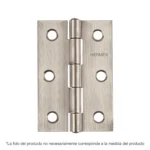 Bisagra rectangular 3-1/2" acero inoxidable, HERMEX 43204