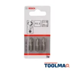 Punta POZIDRIV 3X25mm.3U. 2607.001.562-000