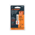 Broca para router, corte en "V", 3/8", Truper 11465