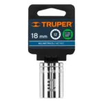 Dado de 18 mm, 12 puntas, cuadro 1/2", Truper 13532