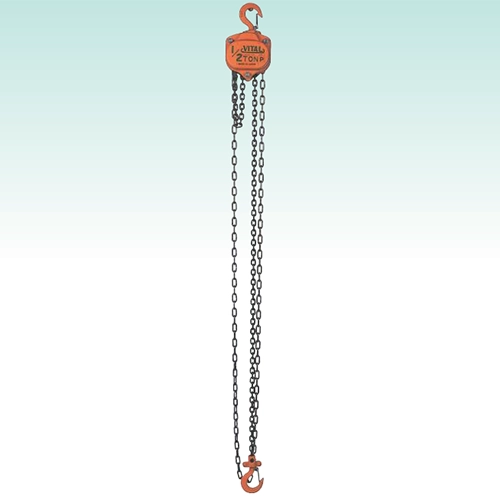 TECLE MANUAL 0.5T VP 3mtsCARGA 5x15mm(1) G80 - 3mtsMANDO 4.8x22x18mm(2) VITAL