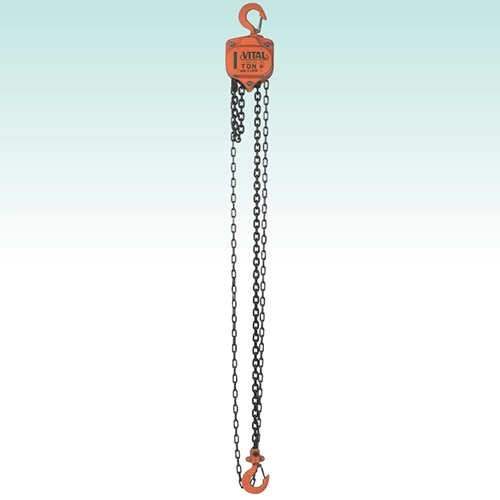 TECLE MANUAL 1T VP 3mtsCARGA 6.3x19mm(1) G80 - 3mtsMANDO 4.8x22x18mm(2) VITAL
