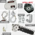 TECLE RACHET 0.5T YAL050MINI "A" 1.5mtsCARGA 4.3x12mm(1) G100 VITALINTL - Imagen 7