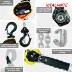 TECLE RACHET 0.5T YAL050MINI "B" 1.5mtsCARGA 4.3x12mm(1) G100 VITALINTL - Imagen 7