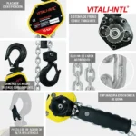 TECLE RACHET 1.5T YAL150MINI "B" 1.5mtsCARGA 7.1x19mm(1) G100 VITALINTL - Imagen 7