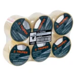 Cinta de empaque 48 mm x 40 m transparente, Truper 12551