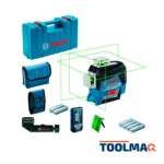 Nivel Láser 360 de 3 Líneas Verde GLL 3-80 CG + Receptor LR 7 Bosch 0601.063.T01-000