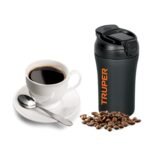 Termo de Acero Inoxidable 400ml + Tomatodo de Plástico 740ml Truper - Imagen 7