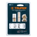 Juego de 6 piezas para reparar mangueras de 3/8" NPT, TRUPER 19021