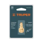 Conector rápido de latón, hembra, cuerda 1/4" NPT, TRUPER 19082