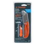 Navaja abatible 6" cuerpo de aluminio y acero inox, Truper 101101