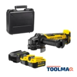 Amoladora Angular 4 1/2" - 5" 20V Fatmax Incl 2 Bat y Carg Stanley SBG700M2K-B2