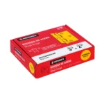 Bisagra rectangular 3" acero latonado, HERMEX 43196
