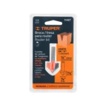 Broca para router, corte en "V", 7/8", Truper 11467