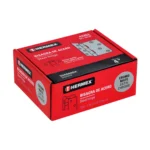 Bisagra cuadrada 4", satinado, cabeza plana, HERMEX 43263