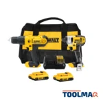 Taladro Percutor 1/2" + Atornillador de Impacto 1/4" 20V Dewalt DCK222D2-B2