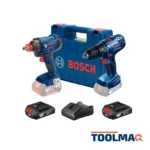 Taladro Percutor 1/2" 18V GSB 180-LI + Llave de Impacto 1/2" 18V GDX 180-LI Bosch 0601.9G5.2E2-000