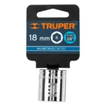Dado de 18 mm, 6 puntas, cuadro 3/8", Truper 13682