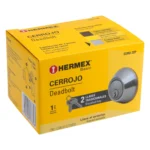 Cerrojo llave-llave cromo mate, llave tradicional, HERMEX 23611