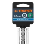 Dado de 19 mm, 6 puntas, cuadro 1/2", Truper 13269