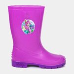 Bota Infantil con Sticker Ariel Violeta