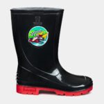 Bota Infantil con Sticker Nitro Negro Rojo