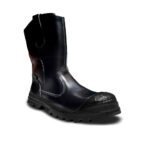 Bota campera negro reforzado lustrable FAJ