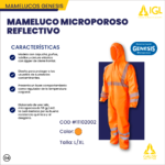 Mameluco Microporoso Reflectivo
