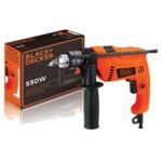 Taladro Percutor 550W + Caja Plástica 1/2″ (13mm) - Imagen 3
