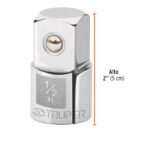 Adaptador para ratchet de encastre 1/2'' a encastre 3/4'' Truper - Imagen 3
