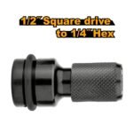Adaptador de Llave De Impacto 1/2'' a 1/4" Atornillador Drywall Ingco - Imagen 3