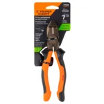 Alicate pinza electricista 7" uso rudo, alta palanca, Comfort Grip 17338