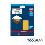 Lija para Orbital 1/4 Pliego Grano 240 10 und Bosch Expert 2608.900.895-000